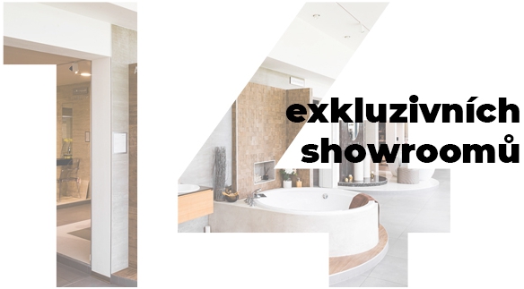 14 exkluzivních showroomů